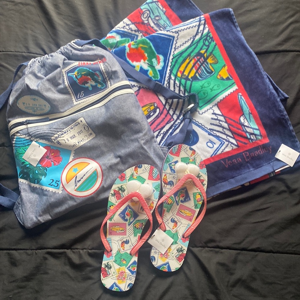 Vera Bradley Beach Set [BRAND NEW!]